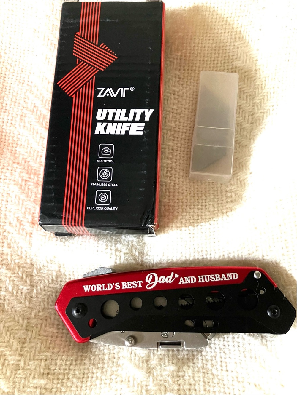 Zavit Utility Multitool Knife - World’s Best Dad and Husband